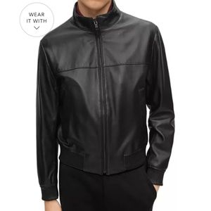 Boss lambskin jacket